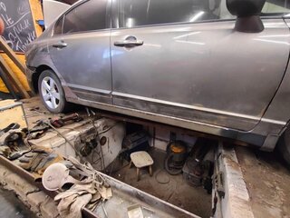 2008 Honda Civic VIII, серый, 600000 рублей, вид 5