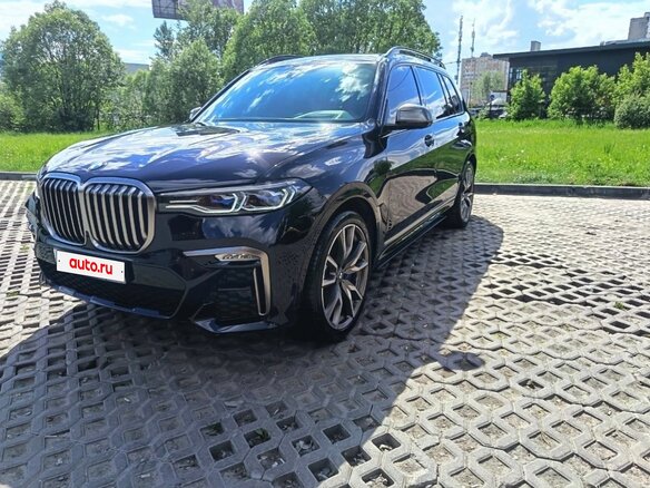 2020 BMW X7 M50d I (G07), чёрный - вид 4