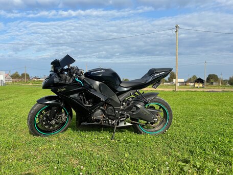 2009 Kawasaki ZX-10R Ninja, чёрный, 750000 рублей, вид 5