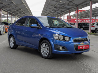 2013 Chevrolet Aveo II, синий, 499900 рублей, вид 2