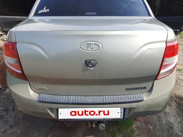 2012 Lada (ВАЗ) Granta I, серый, 420000 рублей - вид 5