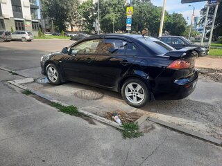 2007 Mitsubishi Lancer X, чёрный, 890000 рублей, вид 2