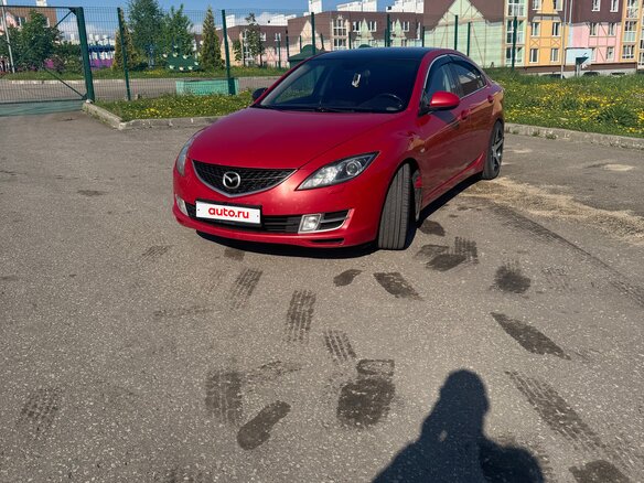 2008 Mazda 6 II (GH), красный, 700000 рублей - вид 1