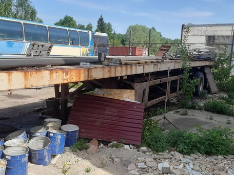 2007 CIMC Полуприцеп-контейнеровоз, жёлтый, 100000 рублей, вид 1