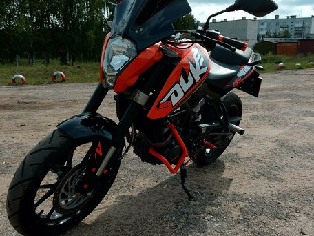 2013 KTM 200 Duke, оранжевый, 235000 рублей, вид 3