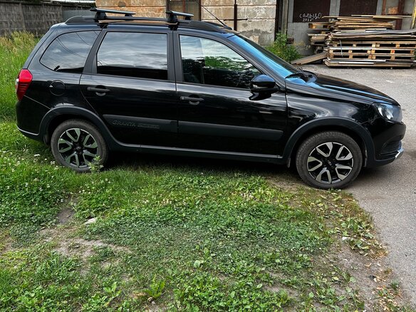 2023 Lada (ВАЗ) Granta Cross Euro-2 I Рестайлинг, чёрный, 800000 рублей - вид 4