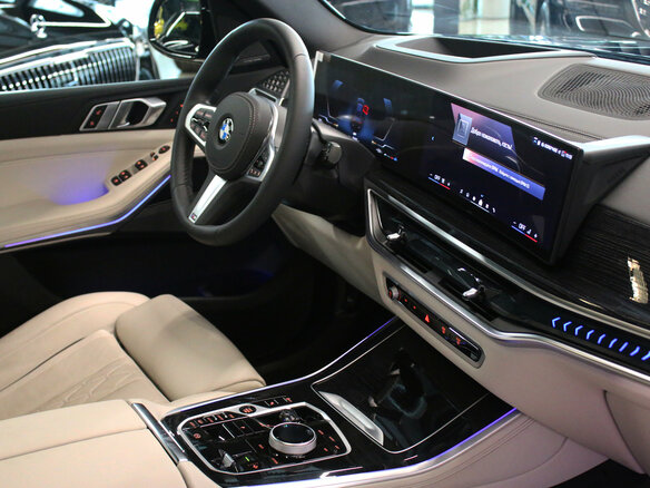 2025 BMW X5 30d IV (G05/G18) Рестайлинг, синий - вид 13