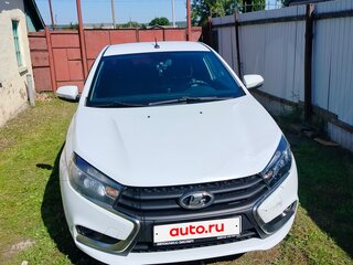 2019 Lada (ВАЗ) Vesta I, белый, 800000 рублей, вид 1