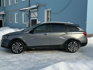 2018 Lada (ВАЗ) Vesta SW Cross I, серый, 1200000 рублей, вид 4