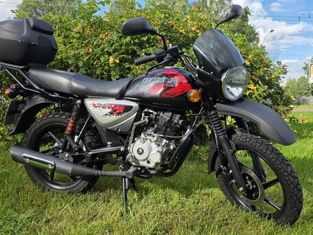 2023 Bajaj Boxer BM 150X, чёрный, 130000 рублей, вид 1