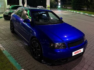 2001 Audi A3 I (8L) Рестайлинг, синий, 1200000 рублей, вид 3
