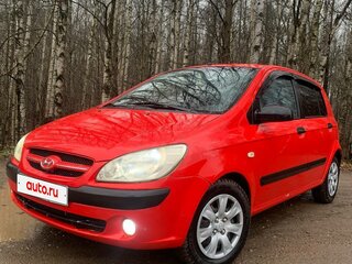 2006 Hyundai Getz I Рестайлинг, красный, 330000 рублей, вид 1