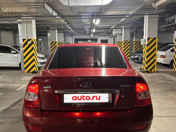 2007 Lada (ВАЗ) Priora I, красный, 400000 рублей - вид 2