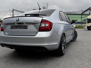 2017 Skoda Rapid I Рестайлинг, серый, 1350000 рублей, вид 5