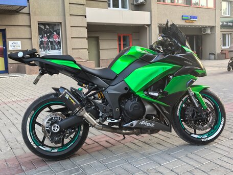 2017 Kawasaki Z 1000SX, зелёный, 1090000 рублей, вид 2
