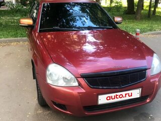 2008 Lada (ВАЗ) Priora I, красный, 350000 рублей, вид 2