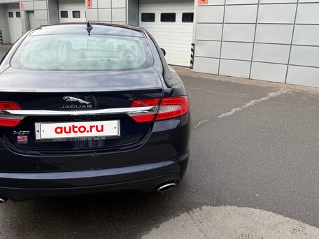 2014 Jaguar XF I Рестайлинг, синий, 1950000 рублей, вид 5