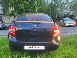 2016 Lada (ВАЗ) Granta I, чёрный, 430000 рублей, вид 5