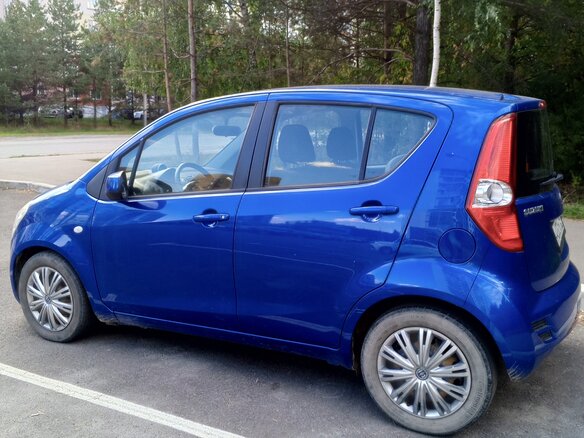 2013 Suzuki Splash I Рестайлинг, синий, 890000 рублей - вид 2