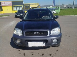 2004 Hyundai Santa Fe I, чёрный, 530000 рублей, вид 1