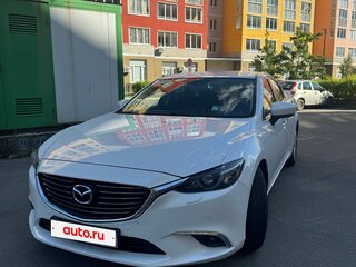 2017 Mazda 6 III (GJ) Рестайлинг, белый, 1950000 рублей, вид 2