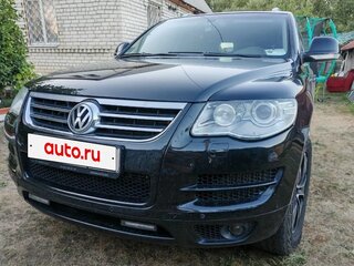 2008 Volkswagen Touareg I Рестайлинг, чёрный, 1950000 рублей, вид 1