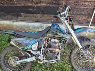 2024 FX moto X7 (CB 250), голубой, 100000 рублей, вид 2