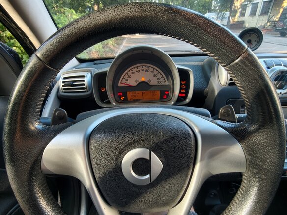 2008 Smart Fortwo II, синий, 550000 рублей - вид 6