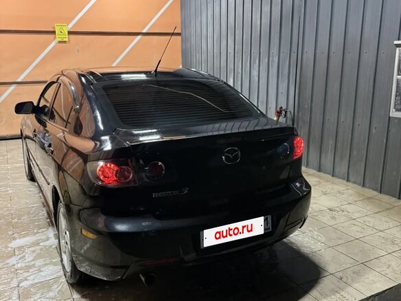 2008 Mazda 3 I (BK) Рестайлинг, чёрный - вид 10