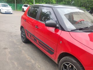 2009 Skoda Fabia II, красный, 350000 рублей, вид 4