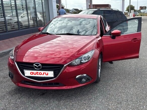 2014 Mazda 3 III (BM), красный, 1450000 рублей