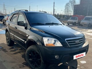 2007 Kia Sorento I Рестайлинг, чёрный, 800000 рублей, вид 2