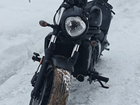 2023 Kawasaki EN650 Vulcan S, чёрный, 750000 рублей, вид 2