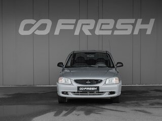 2007 Hyundai Accent ТагАЗ II, серебристый, 399000 рублей, вид 4