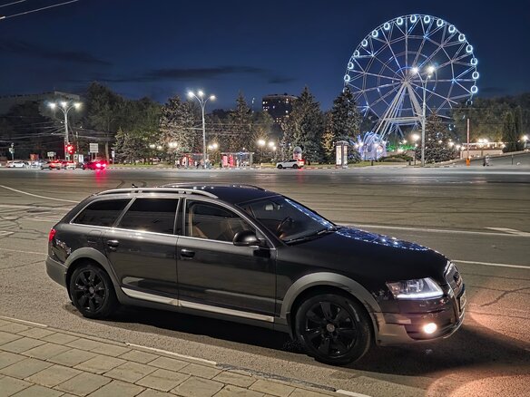 2008 Audi A6 allroad II (C6) Рестайлинг, чёрный, 1220000 рублей - вид 3