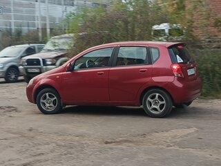 2005 Chevrolet Aveo I, красный, 350000 рублей, вид 1
