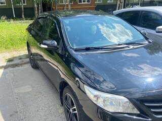2012 Toyota Corolla X (E140, E150) Рестайлинг, чёрный, 1100000 рублей, вид 1