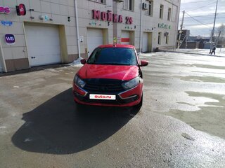 2018 Lada (ВАЗ) Granta I Рестайлинг, красный, 450000 рублей, вид 1