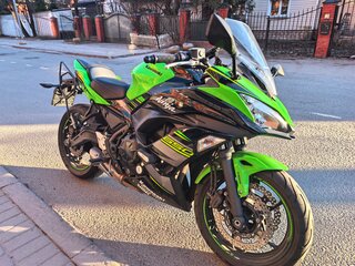 2017 Kawasaki Ninja 650, зелёный, 780000 рублей, вид 4