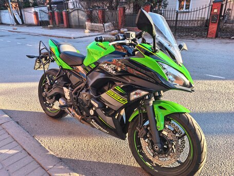2017 Kawasaki Ninja 650, зелёный, 780000 рублей, вид 4