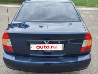 2007 Hyundai Accent ТагАЗ II, синий, 499999 рублей, вид 4