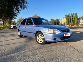 2006 Hyundai Accent ТагАЗ II, фиолетовый, 395000 рублей, вид 3