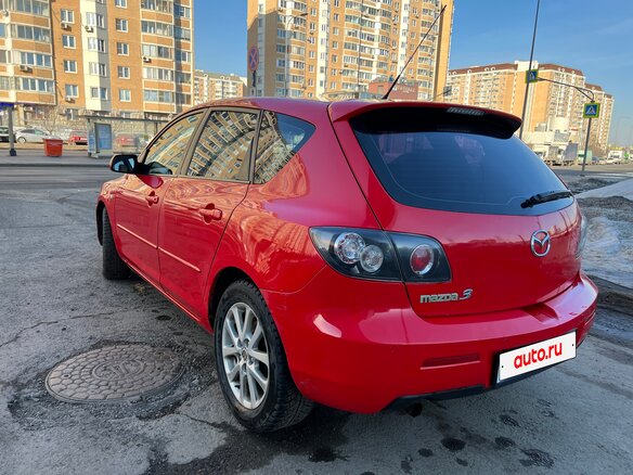 2008 Mazda 3 I (BK) Рестайлинг, красный, 575000 рублей - вид 12