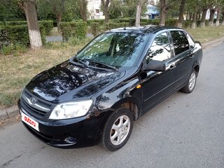 2012 Lada (ВАЗ) Granta I, чёрный, 380000 рублей, вид 1