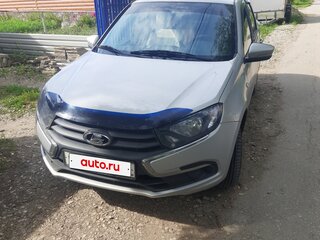 2019 Lada (ВАЗ) Granta I Рестайлинг, серебристый, 600000 рублей, вид 2