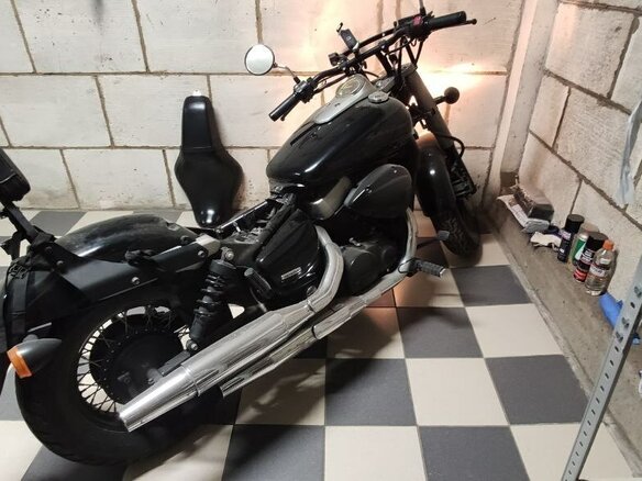 2012 Honda Shadow 750, чёрный, 690000 рублей - вид 1