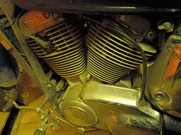 2004 Honda VT 1100, синий, 415000 рублей - вид 7