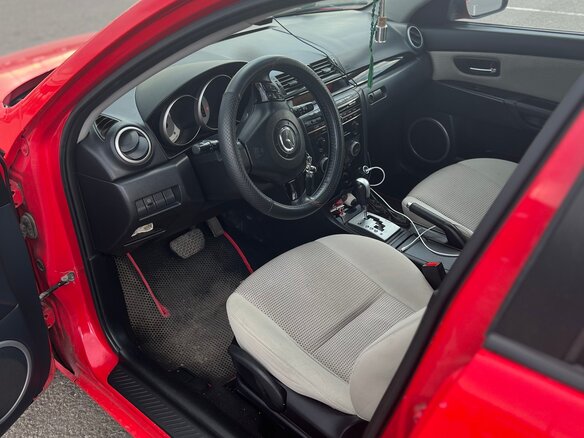 2008 Mazda 3 I (BK) Рестайлинг, красный, 575000 рублей - вид 14