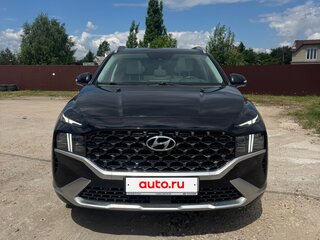 2021 Hyundai Santa Fe IV Рестайлинг, чёрный, 4500000 рублей, вид 2