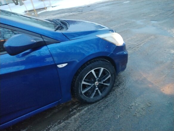 2014 Hyundai Solaris I, синий, 470000 рублей - вид 16